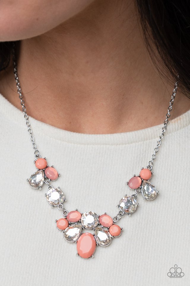 Ethereal Romance - Orange - Paparazzi Necklace Image