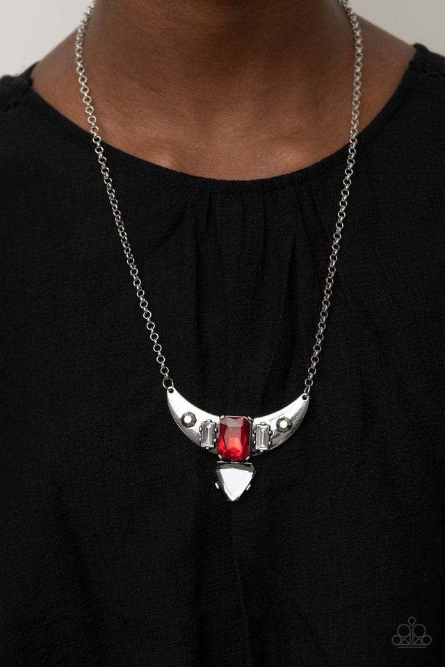 You the TALISMAN! - Red - Paparazzi Necklace Image