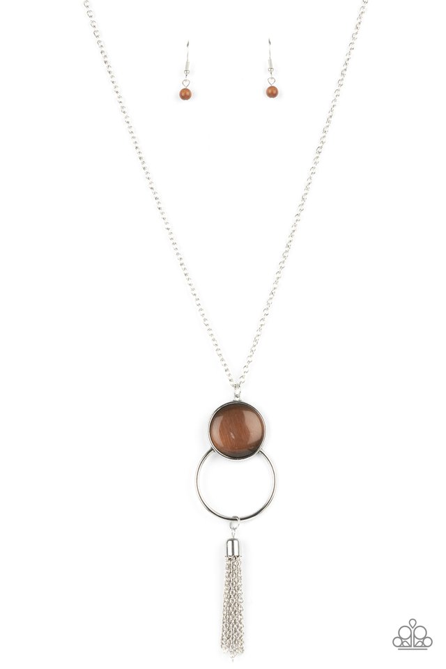 Nice To GLOW You - Brown - Paparazzi Necklace Image