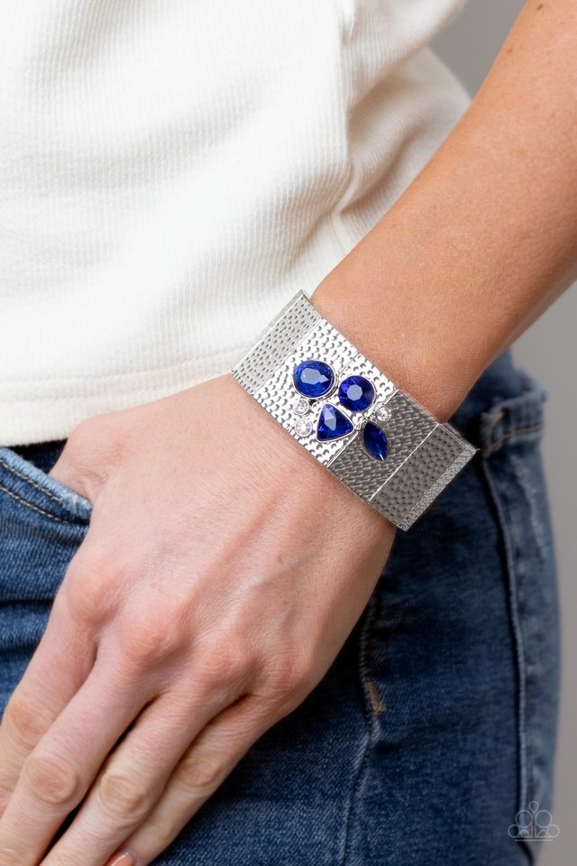Flickering Fortune - Blue - Paparazzi Bracelet Image
