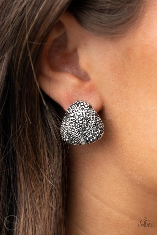 Gorgeously Galleria - Silver - Paparazzi Earring Image