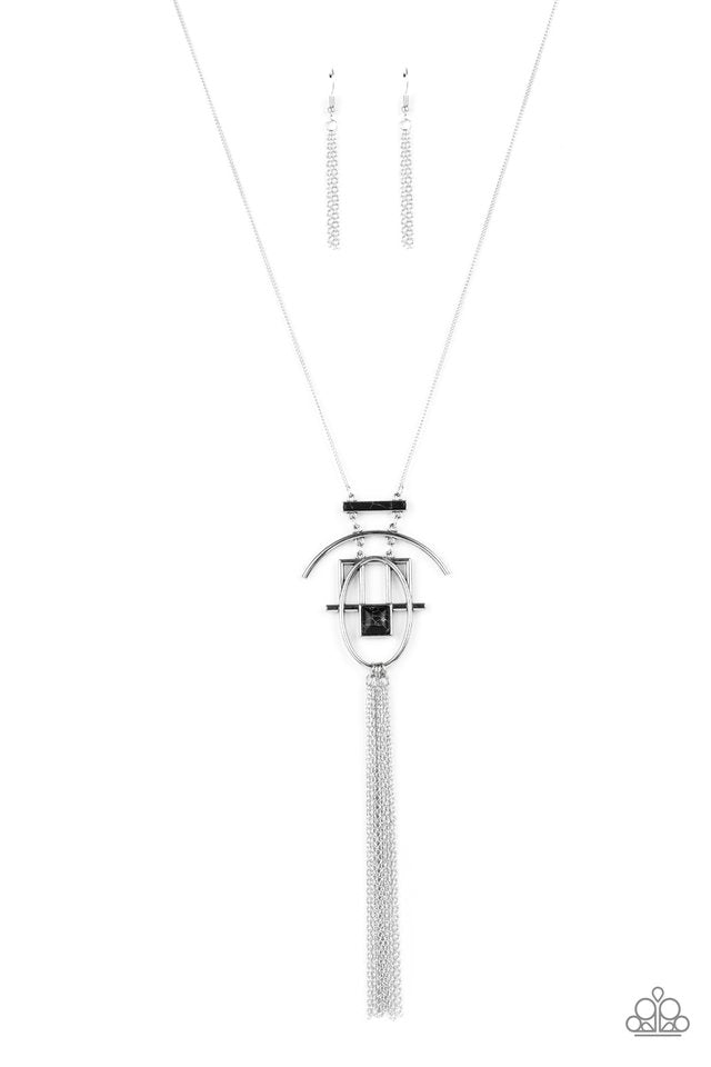 ​Eco Echoes - Black - Paparazzi Necklace Image