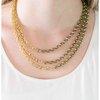 Paparazzi Necklace - Quicksand - Brass