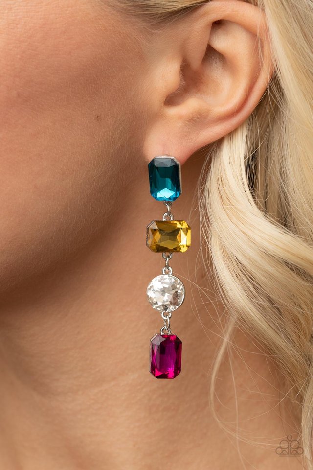 ​Cosmic Heiress - Multi - Paparazzi Earring Image
