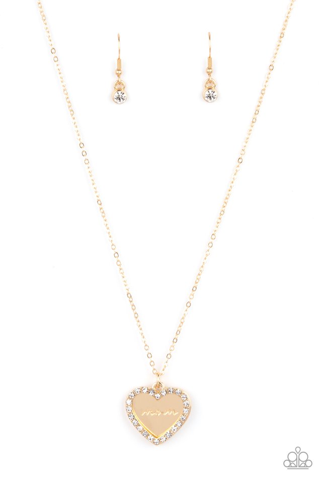 ​The Real Boss - Gold - Paparazzi Necklace Image