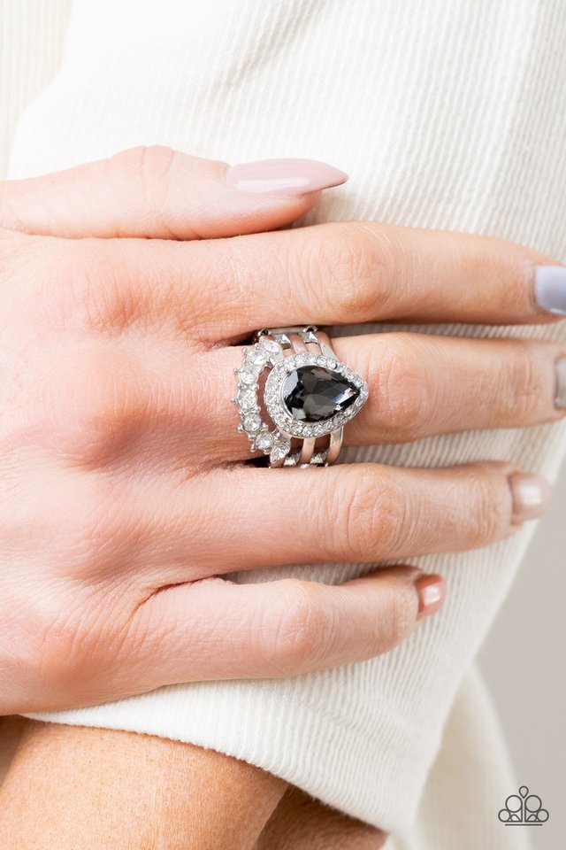 Elegantly Cosmopolitan - Silver - Paparazzi Ring Image