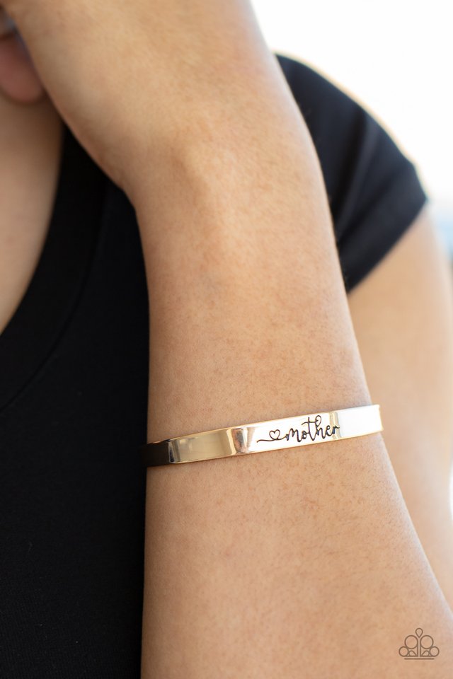 Sweetly Named - Gold - Paparazzi Bracelet Image