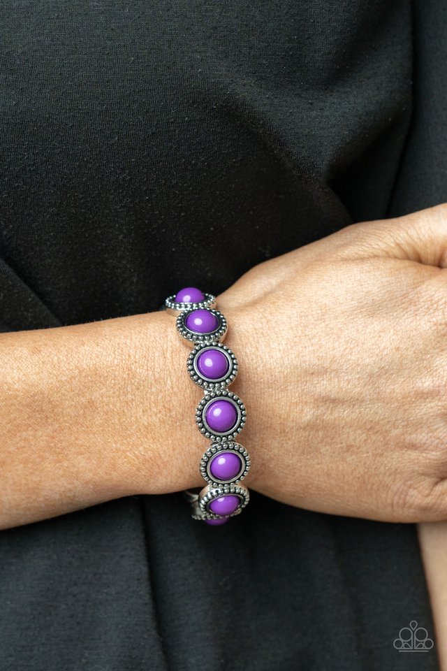 Polished Promenade - Purple - Paparazzi Bracelet Image