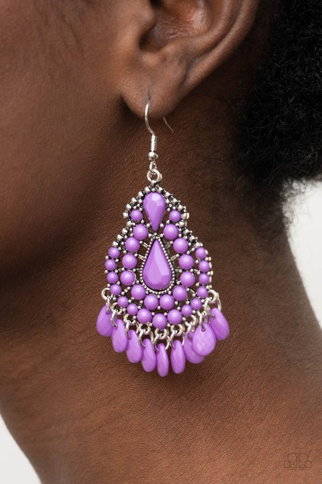 Persian Posh - Purple - Paparazzi Earring Image