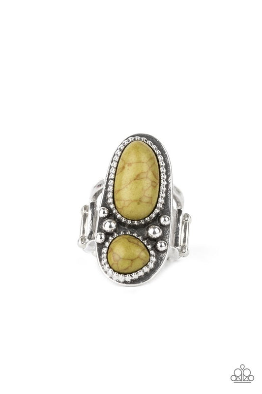 Magical Mesas - Green - Paparazzi Ring Image