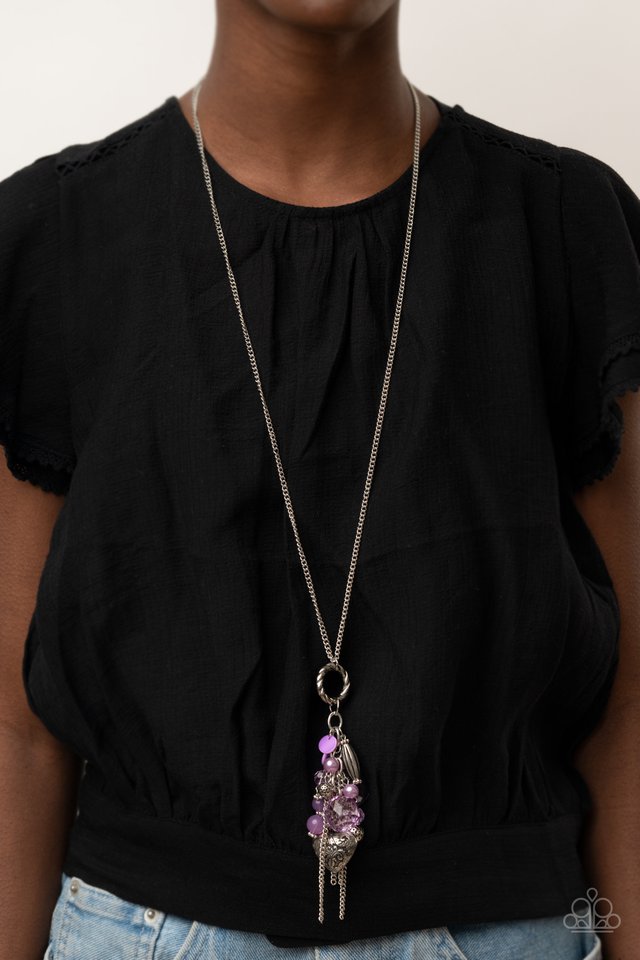AMOR to Love - Purple - Paparazzi Necklace Image