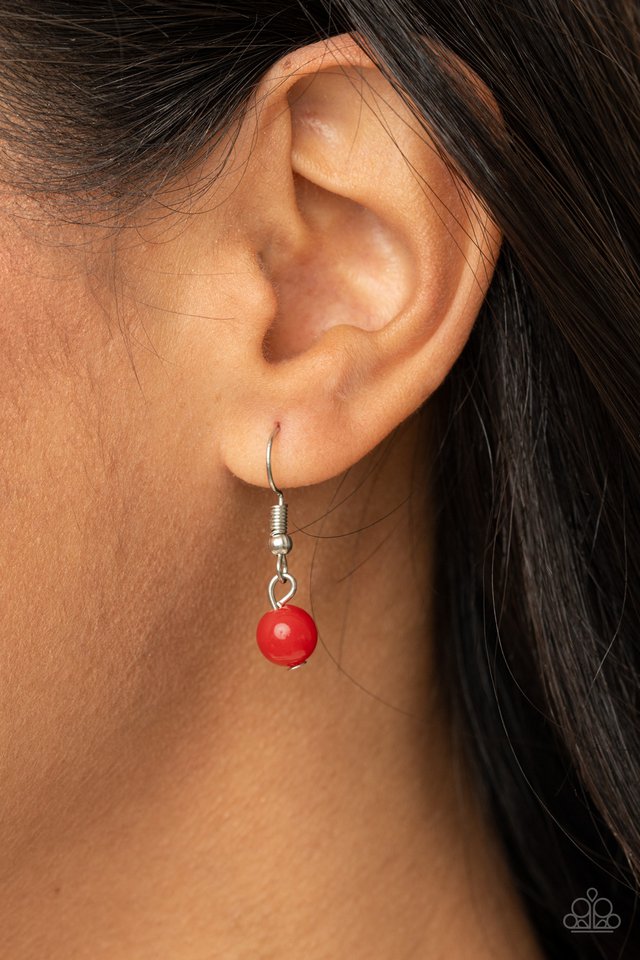 ​Prismatically POP-tastic - Red - Paparazzi Necklace Image