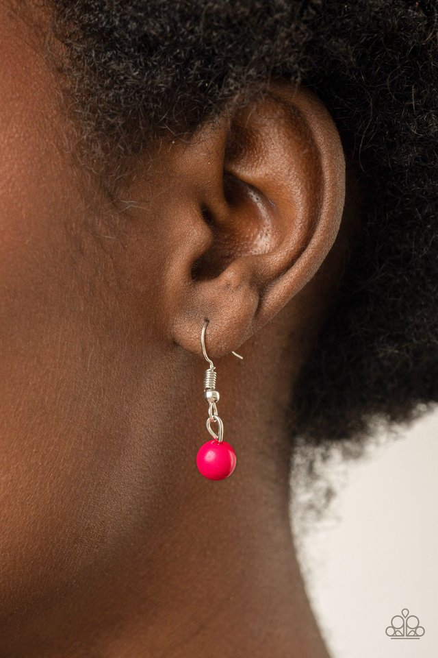 ​Prismatically POP-tastic - Pink - Paparazzi Necklace Image