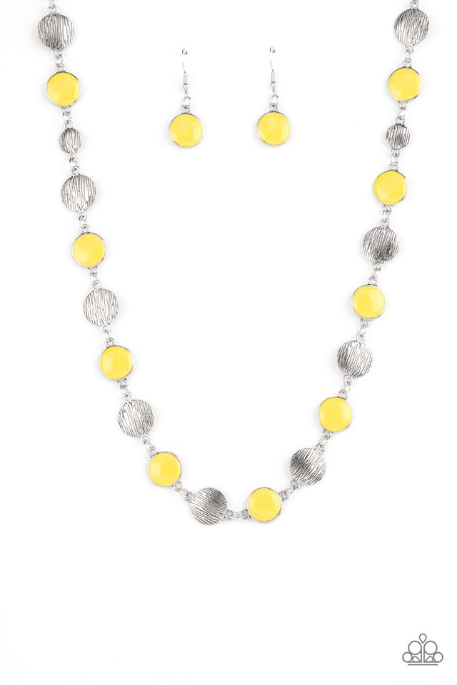 ​Harmonizing Hotspot - Yellow - Paparazzi Necklace Image