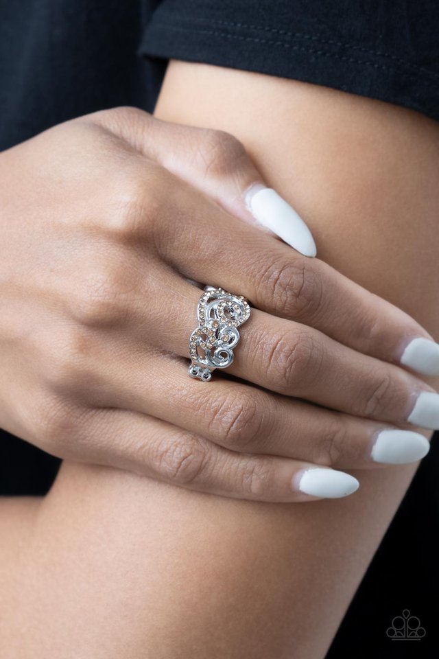 Melodic Motion - Brown - Paparazzi Ring Image