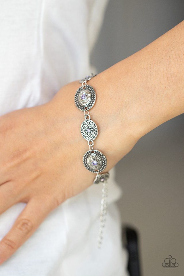 Secret Garden Glamour - Purple - Paparazzi Bracelet Image