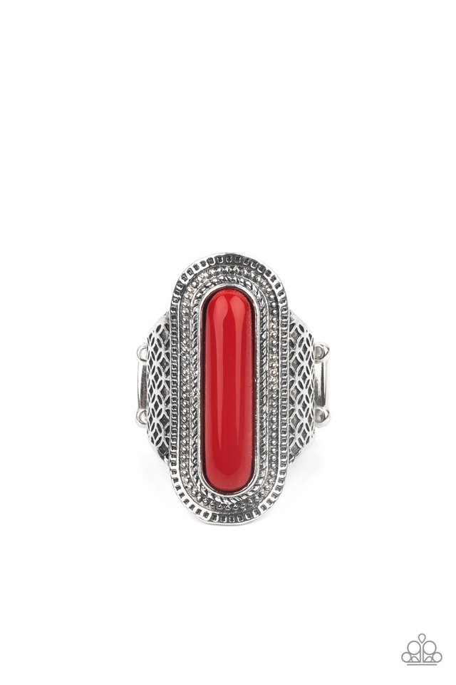 Dubai Distraction - Red - Paparazzi Ring Image
