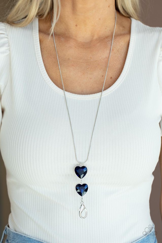 ​​Flirtatious of Them All - Blue - Paparazzi Necklace Image