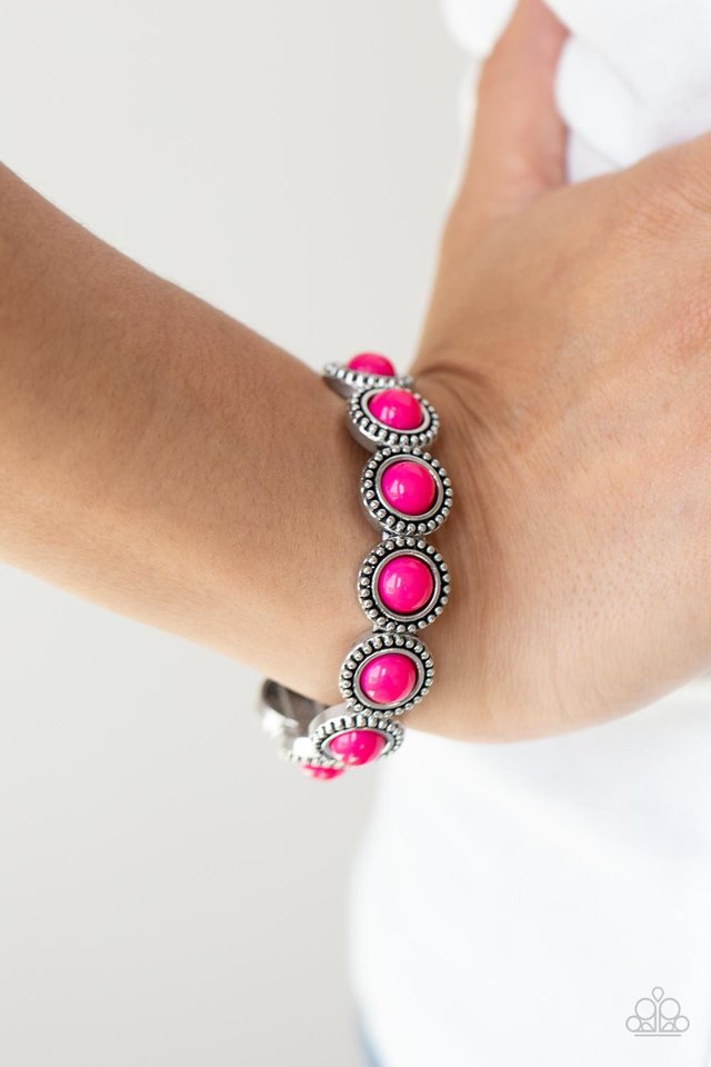 Polished Promenade - Pink - Paparazzi Bracelet Image