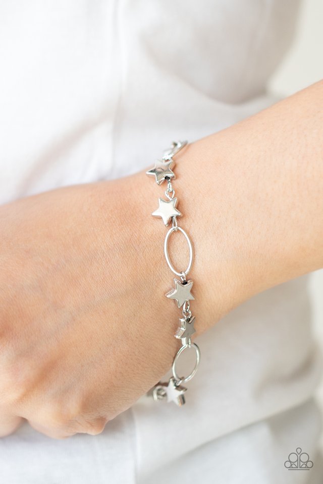 Stars and Sparks - Silver - Paparazzi Bracelet Image