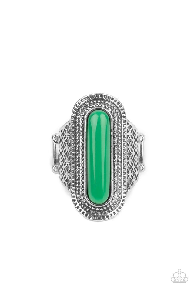 Dubai Distraction - Green - Paparazzi Ring Image