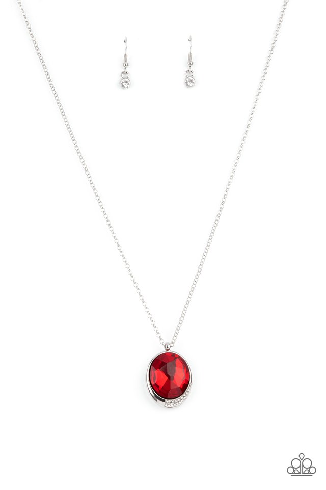 Fashion Finale - Red - Paparazzi Necklace Image
