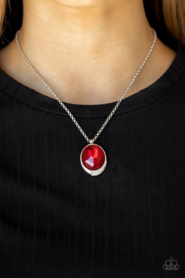 Fashion Finale - Red - Paparazzi Necklace Image