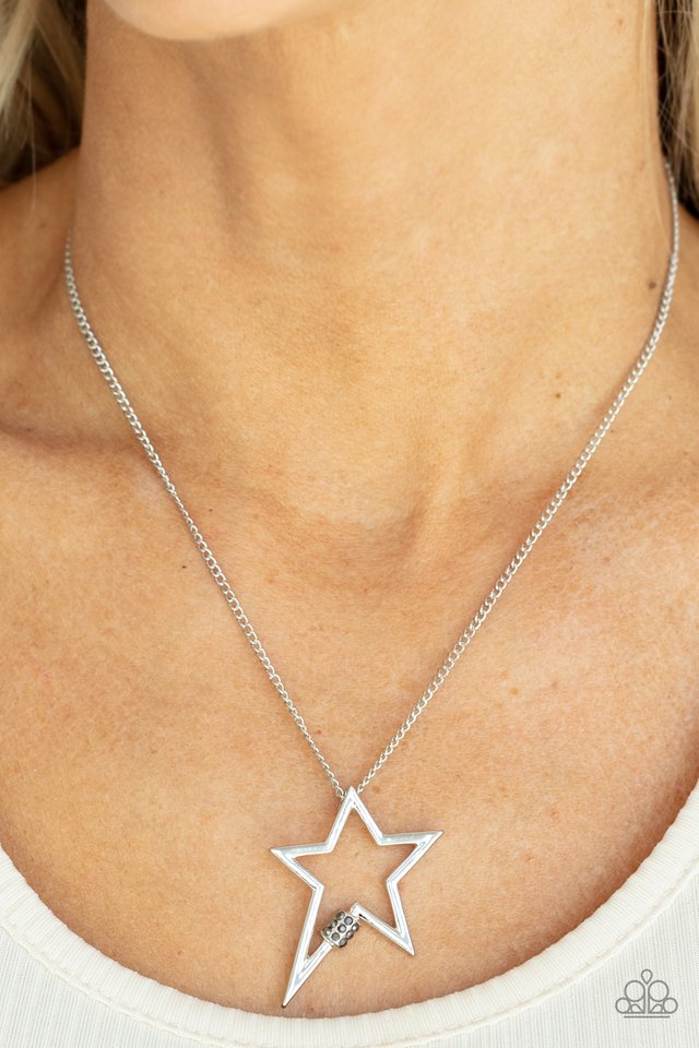 ​Light Up The Sky - Silver - Paparazzi Necklace Image