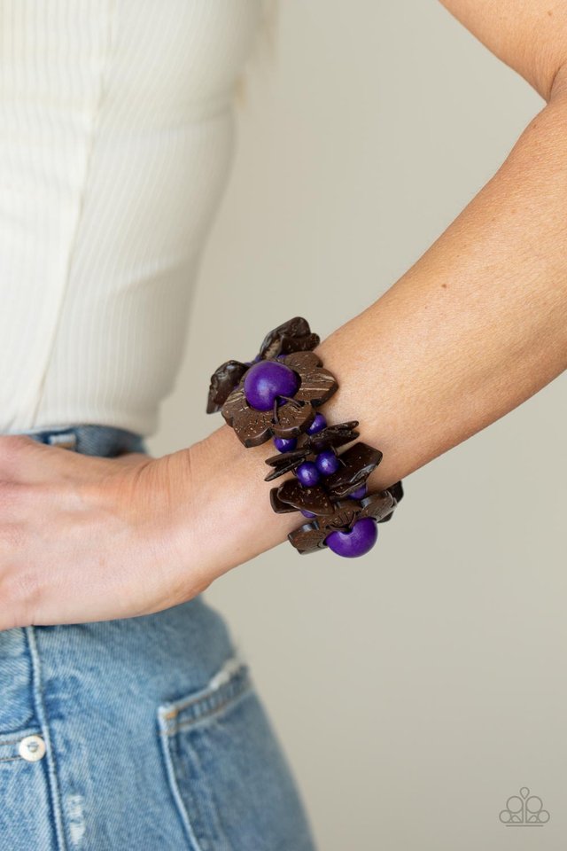 Mediterranean Mangrove - Purple - Paparazzi Bracelet Image