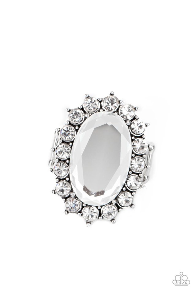 Bling Of All Bling - White - Paparazzi Ring Image