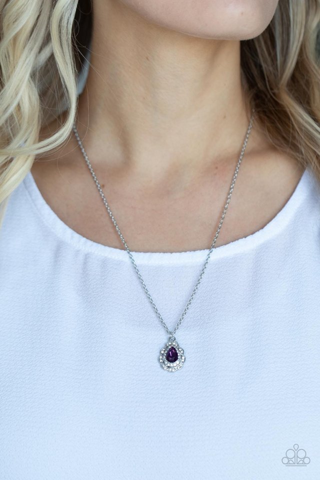 Vintage Validation - Purple - Paparazzi Necklace Image