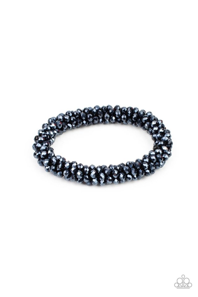 Wake Up and Sparkle - Blue - Paparazzi Bracelet Image