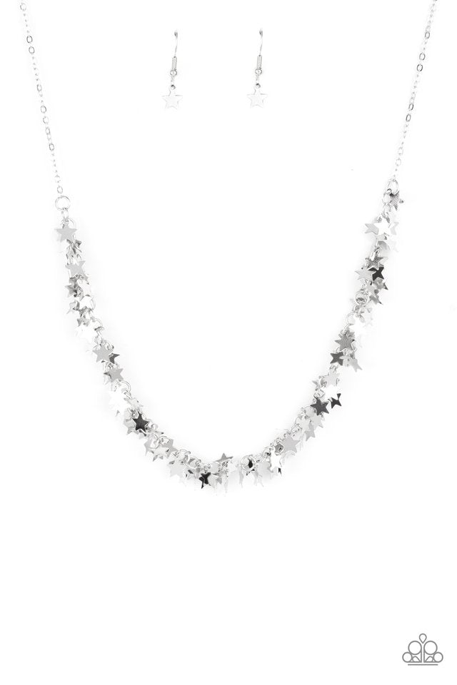 Starry Anthem - Silver - Paparazzi Necklace Image