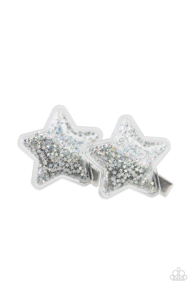 Stellar-ista - Silver - Paparazzi Hair Accessories Image