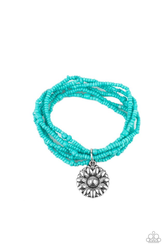 ​Badlands Botany - Blue - Paparazzi Bracelet Image