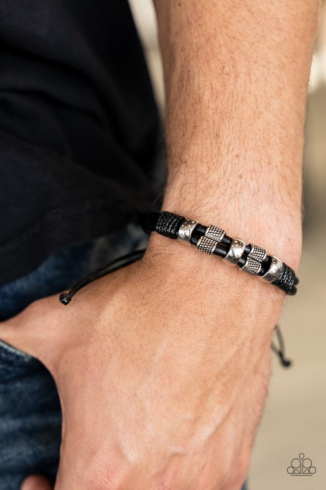 Urban Cattle Drive - Black - Paparazzi Bracelet Image