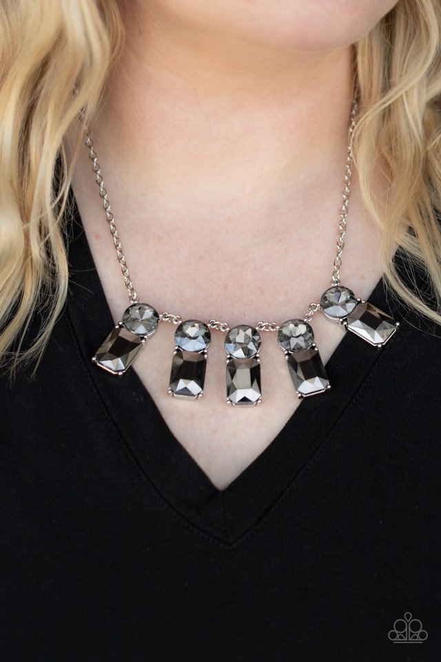 Celestial Royal - Silver - Paparazzi Necklace Image