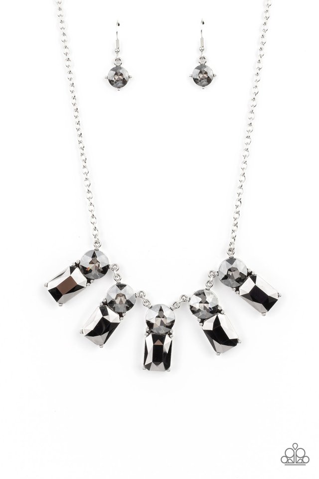 Celestial Royal - Silver - Paparazzi Necklace Image
