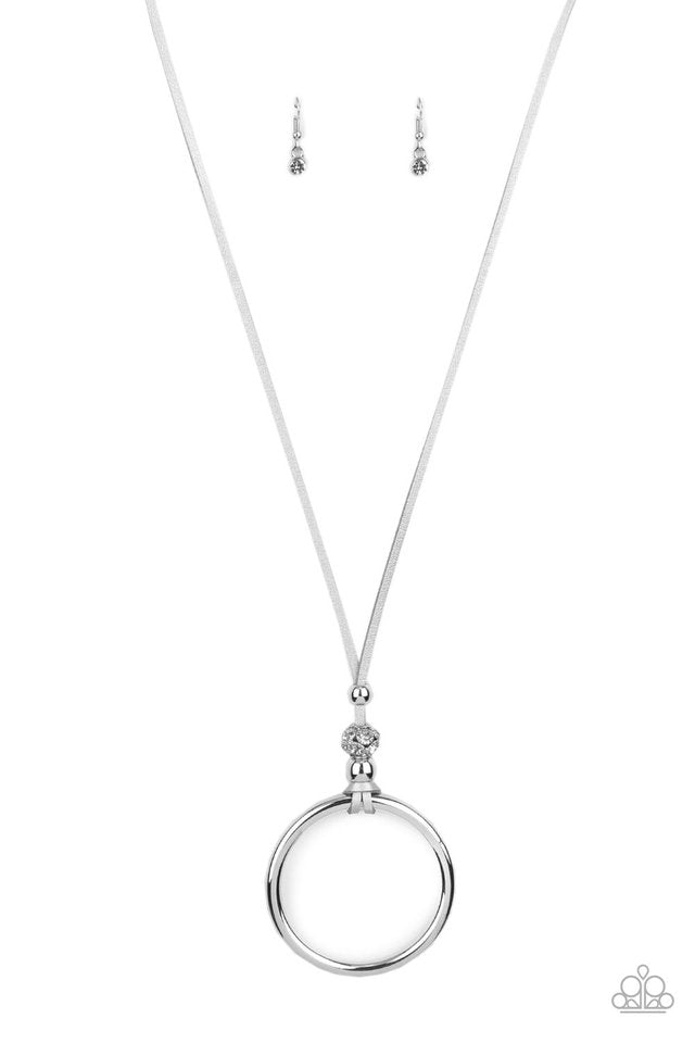 ​BLING Into Focus - Silver - Paparazzi Necklace Image
