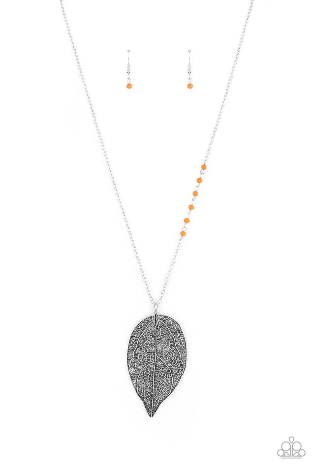 ​Frond Fantasy - Orange - Paparazzi Necklace Image