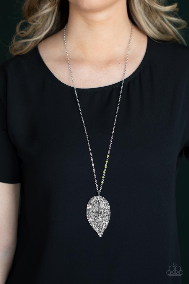 ​Frond Fantasy - Yellow - Paparazzi Necklace Image