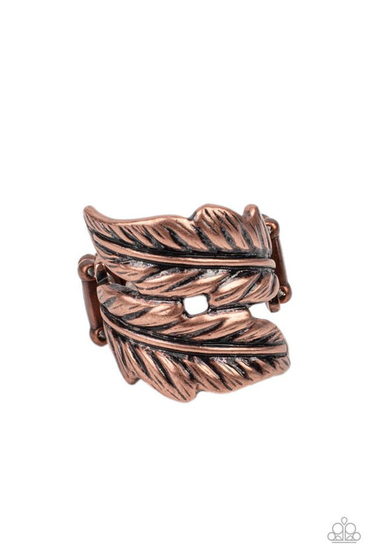 Inner FLIGHT - Copper - Paparazzi Ring Image