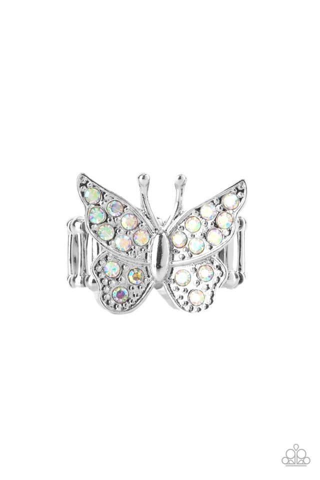 Bona Fide Butterfly - Multi - Paparazzi Ring Image