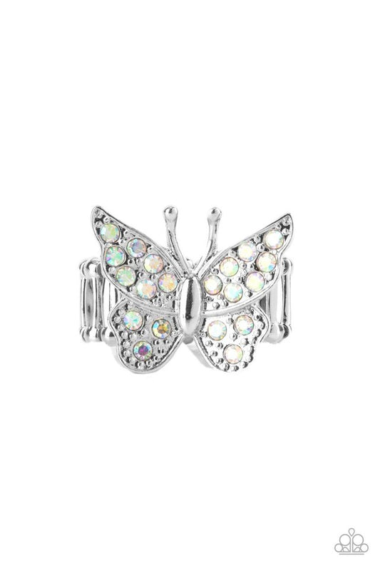 Bona Fide Butterfly - Multi - Paparazzi Ring Image