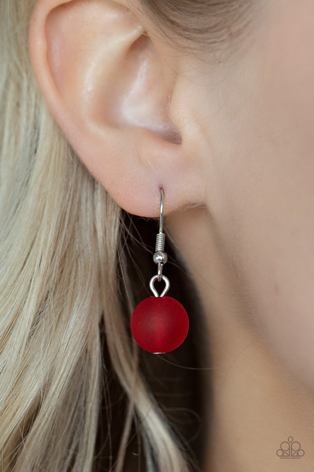 Oceanic Opulence - Red - Paparazzi Necklace Image