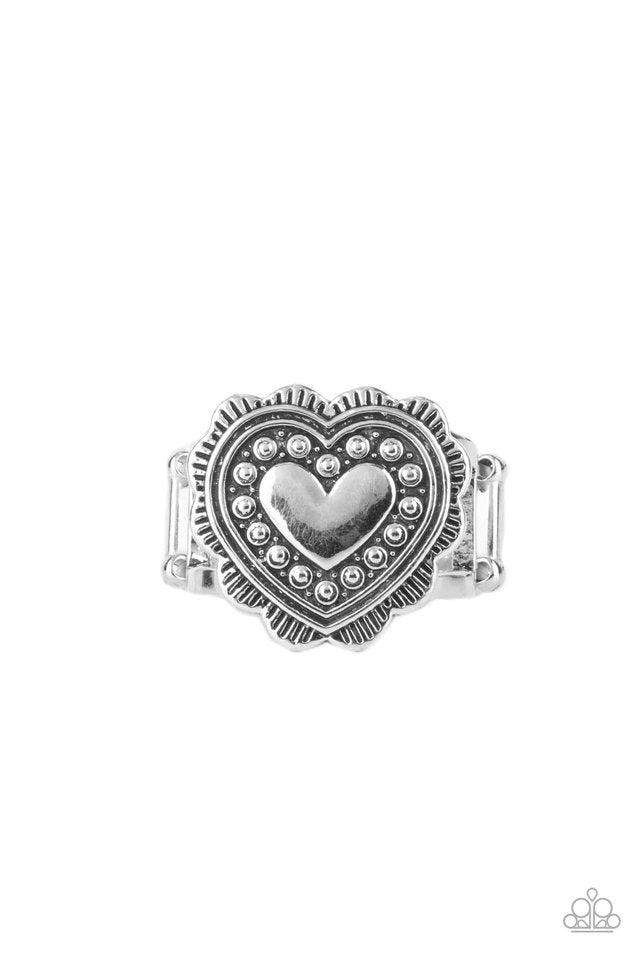 Southern Soulmate - Silver - Paparazzi Ring Image