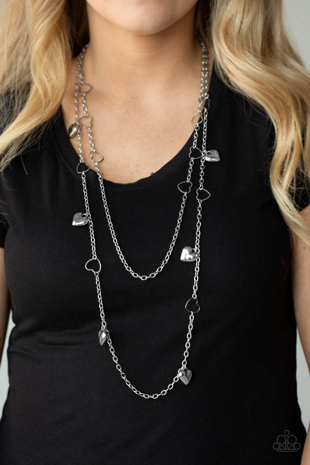 Chicly Cupid - Silver - Paparazzi Necklace Image