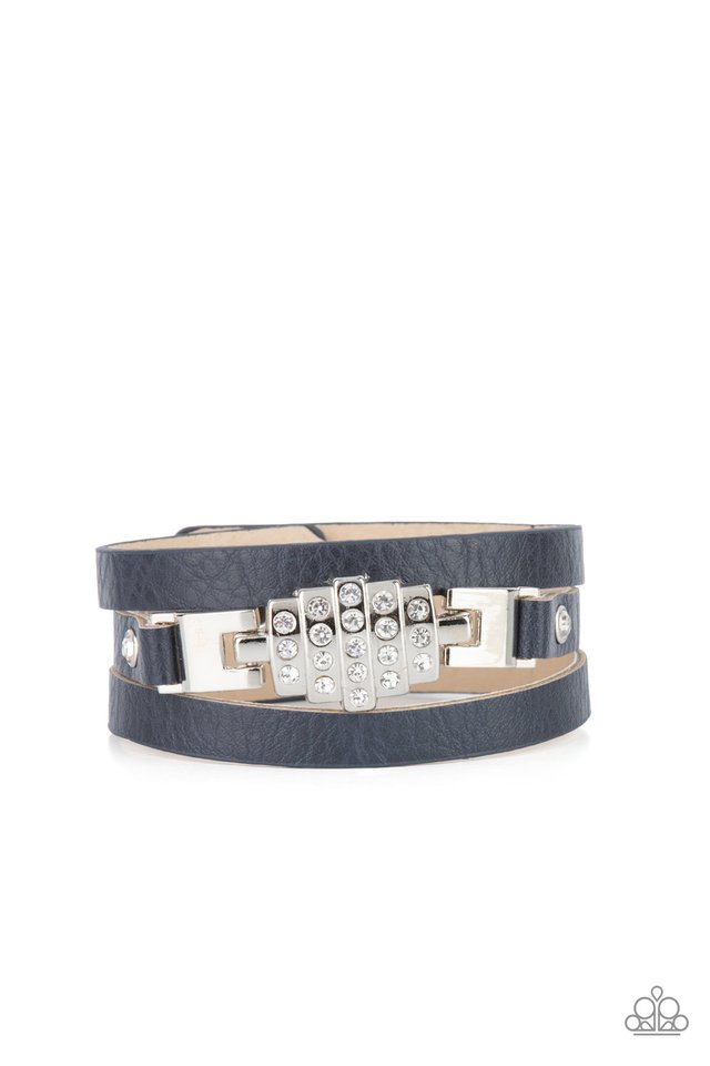 ​Ultra Urban - Blue - Paparazzi Bracelet Image