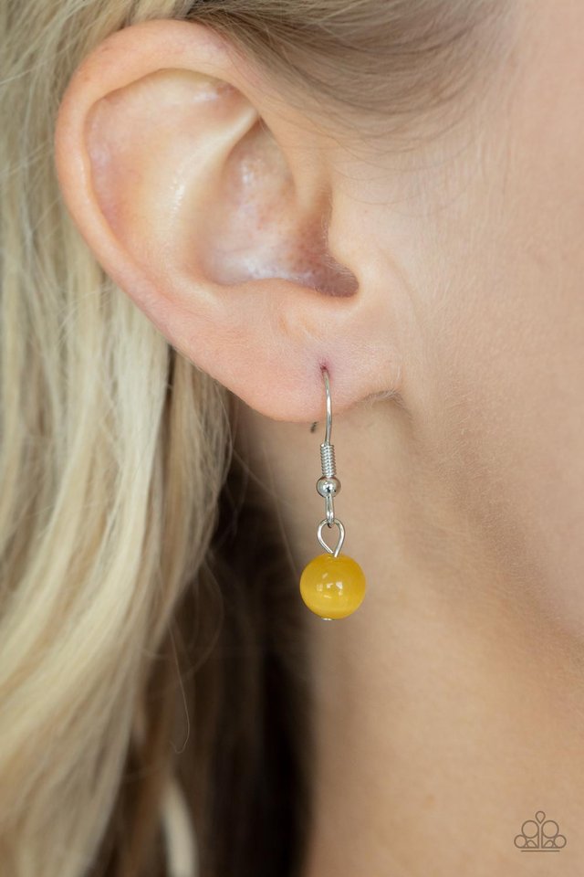 Celestial Compass - Yellow - Paparazzi Necklace Image