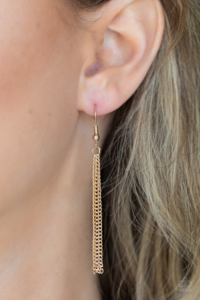 Botanical Beaches - Gold - Paparazzi Necklace Image